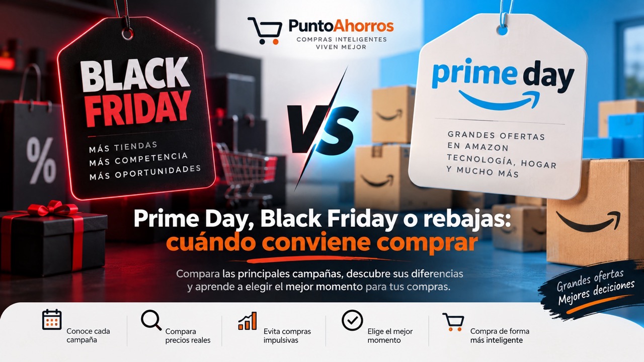 Prime Day, Black Friday o rebajas: cuándo conviene comprar